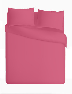 59% OFF on Tangia Cotton Solid King Bedsheet