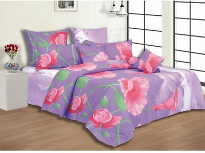 16% OFF on North West Cotton Floral Double Bedsheet