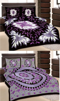 50% OFF on Rangasthali Cotton Printed Double Bedsheet