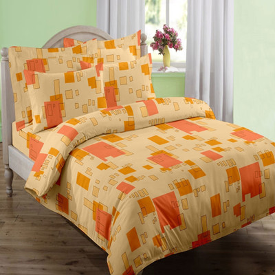 Swaas Cotton Printed King Bedsheet