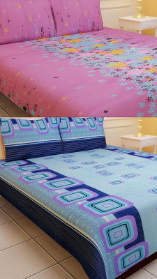 50% OFF on Shopgrab Polycotton Floral Double Bedsheet 50% OFF on Shopgrab Polycotton Floral Double Bedsheet