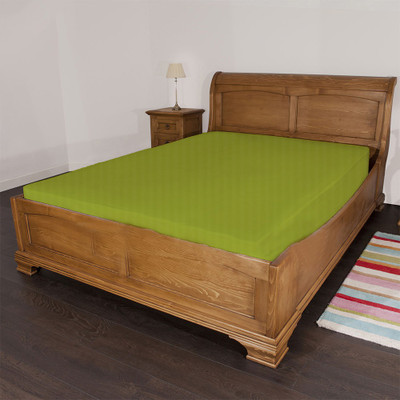 27% OFF on Scala Cotton Striped Single Fitted Bedsheet