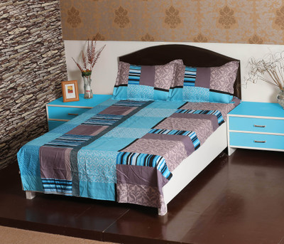 60% OFF on Aalidhra Polyester Silk Blend Checkered Double Bedsheet 1 Double Bedsheet and Two Poillow Covers, Multicolor 60% OFF on Aalidhra Polyester Silk Blend Checkered Double Bedsheet 1 Double Bedsheet and Two Poillow Covers, Multicolor