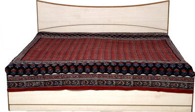 20% OFF on Rama Cotton Floral Double Bedsheet