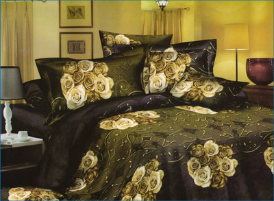 32% OFF on Skap Cotton Floral Double Bedsheet