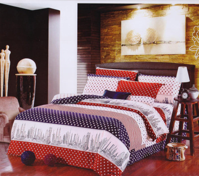 28% OFF on Gran Cotton Striped Extra Large Bedsheet