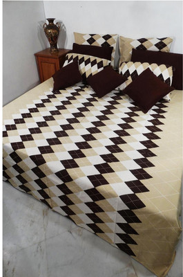61% OFF on Heritagefabs Cotton Printed Double Bedsheet