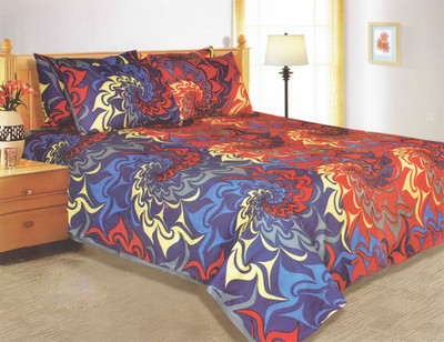 22% OFF on Nyssa Cotton Floral Queen sized Double Bedsheet