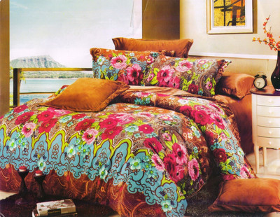 42% OFF on My Sweet Dreams Polycotton Floral Double Bedsheet