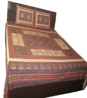 4% OFF on Charu Exports Cotton Printed Double Bedsheet