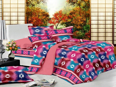 34% OFF on Lali Prints Cotton Floral Double Bedsheet 1 Bedsheets, 2 Pillow covers, Pink 34% OFF on Lali Prints Cotton Floral Double Bedsheet 1 Bedsheets, 2 Pillow covers, Pink