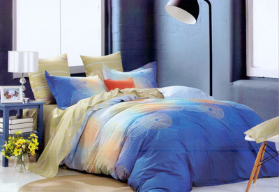 22% OFF on Ross Luxury Living Cotton Abstract Double Bedsheet