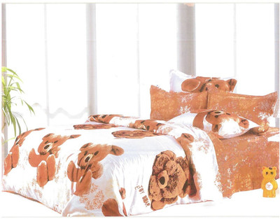17% OFF on Ross Luxury Living Cotton Graphic King Bedsheet