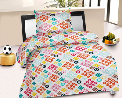 25% OFF on Caps Cotton Self Design Single Bedsheet