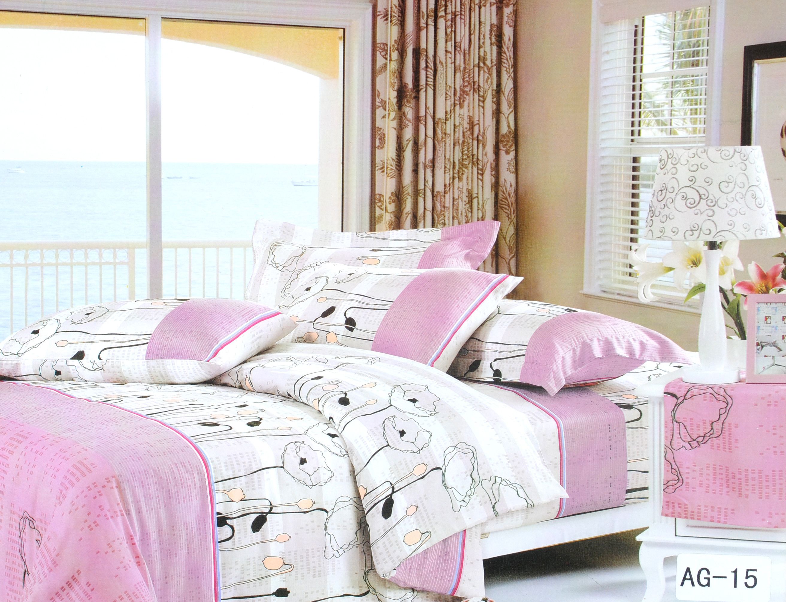 66% OFF on Valtellina Cotton Floral Double King Bedsheet