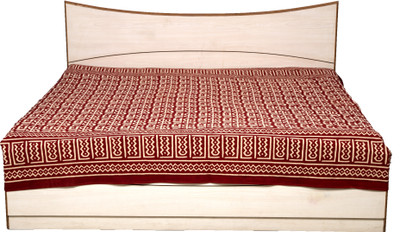 20% OFF on Rama Cotton Abstract Double Bedsheet