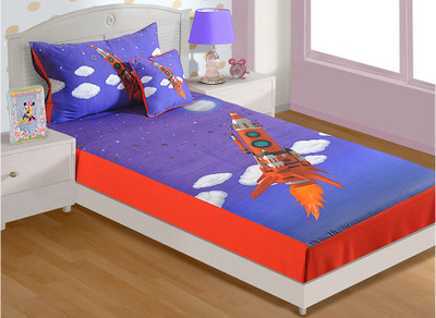 16% OFF on Swayam Cotton Printed Single Bedsheet