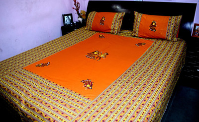 46% OFF on Rajasthani Decor Cotton Printed King Bedsheet 46% OFF on Rajasthani Decor Cotton Printed King Bedsheet
