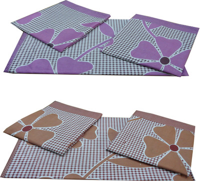 55% OFF on Kalash Cotton Printed Double Fitted Bedsheet