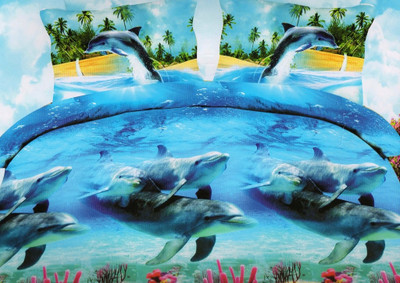 51% OFF on ZigmaCollections Cotton Printed Double Bedsheet