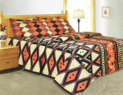 22% OFF on Nyssa Cotton Floral Queen sized Double Bedsheet