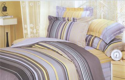 38% OFF on Gran Cotton Abstract Double Bedsheet