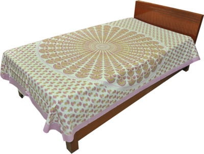77% OFF on Shop Rajasthan Cotton Paisley Single Bedsheet