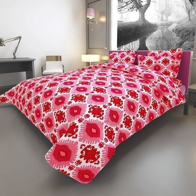 By Adab Cotton Abstract King Bedsheet