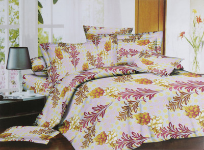 65% OFF on Urban Style Polycotton Floral Double Bedsheet