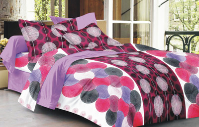 39% OFF on Swapnil Cotton Graphic Double Bedsheet