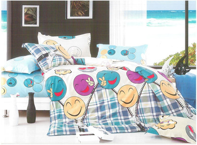 17% OFF on Ross Luxury Living Cotton Graphic King Bedsheet