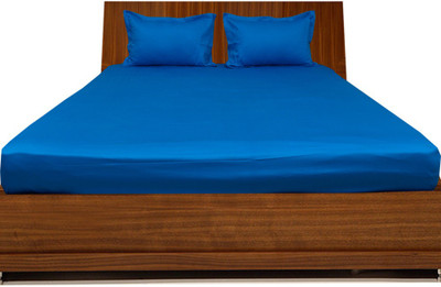 10% OFF on LNT Cotton Plain Single Bedsheet