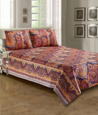 40% OFF on Anubhutee Cotton Printed Double Bedsheet 40% OFF on Anubhutee Cotton Printed Double Bedsheet