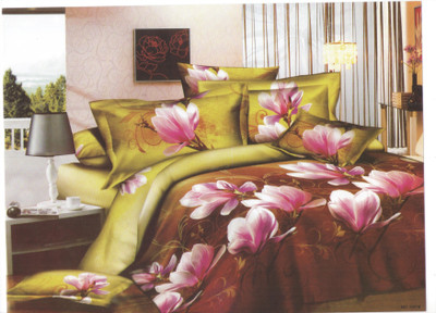 20% OFF on Royal Collection Cotton Floral Double Bedsheet