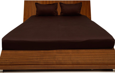 10% OFF on LNT Cotton Plain Single Bedsheet