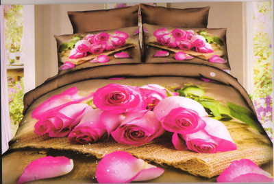 65% OFF on Valtellina Cotton Printed Double Bedsheet