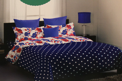 9% OFF on Portico Westa Cotton Floral Double Bedsheet