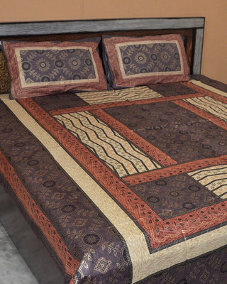 61% OFF on Famacart Cotton Printed Double Bedsheet