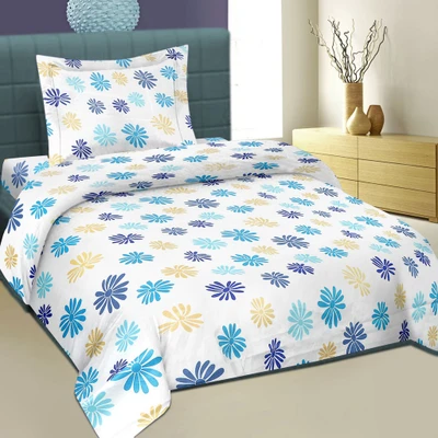 50% OFF on Cortina Cotton Floral Single Bedsheet 1 Sigle Bed sheet, 1 Pillow Cover, Multicolour 50% OFF on Cortina Cotton Floral Single Bedsheet 1 Sigle Bed sheet, 1 Pillow Cover, Multicolour