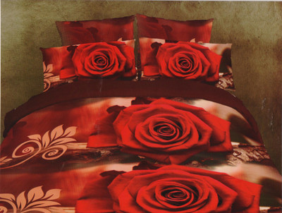 42% OFF on Gran Polycotton Abstract Double Bedsheet