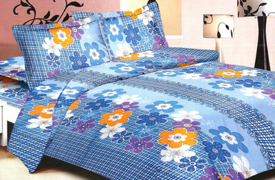75% OFF on Madhavs Cotton Printed Double Bedsheet