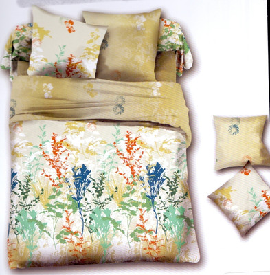 36% OFF on Ross Luxury Living Polyester Floral Double Bedsheet