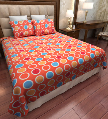 68% OFF on Home Candy Cotton Geometric Double Bedsheet
