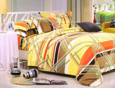 53% OFF on Ellis Cotton Self Design Double Bedsheet