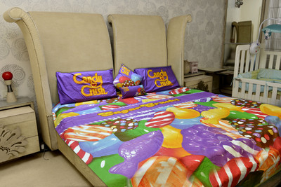 22% OFF on Sassoon Cotton Printed Double Bedsheet