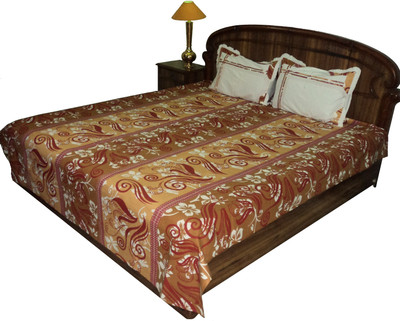 37% OFF on Amita Home Furnishing Cotton Printed Queen Bedsheet