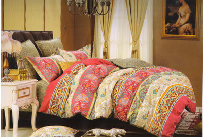 68% OFF on Valtellina Cotton Floral Double Bedsheet