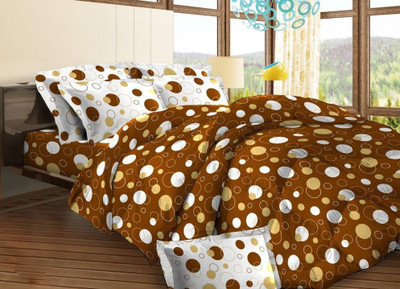 30% OFF on Bombay Dyeing Cotton Polka Queen Bedsheet 1 Bedsheet, 2Pillow covers, Brown 30% OFF on Bombay Dyeing Cotton Polka Queen Bedsheet 1 Bedsheet, 2Pillow covers, Brown