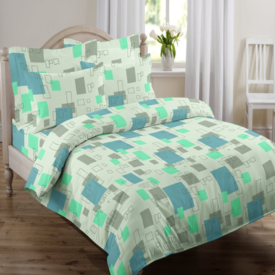 Swaas Cotton Printed King Bedsheet