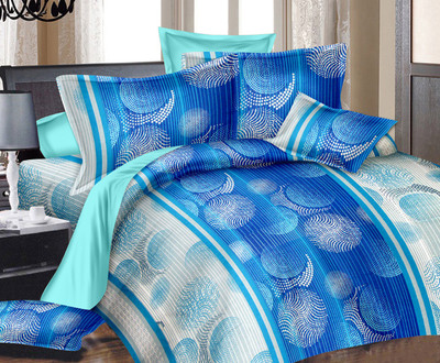 66% OFF on Vaani Cotton Printed Double Bedsheet